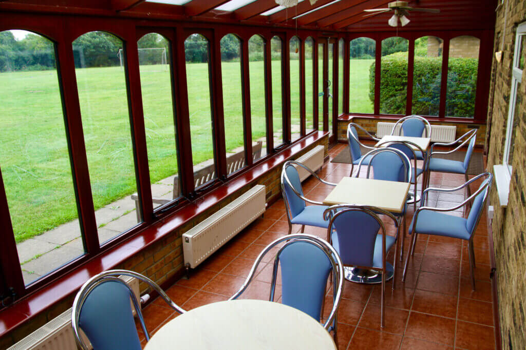 Charles Morris Hall conservatory interior view