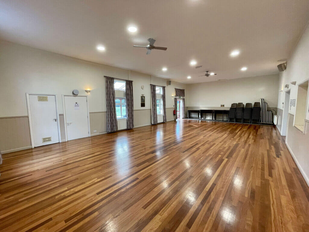 An interior view of Charles Morris Hall